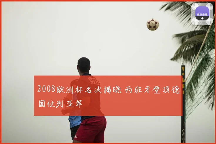 2008欧洲杯名次揭晓 西班牙登顶德国位列亚军